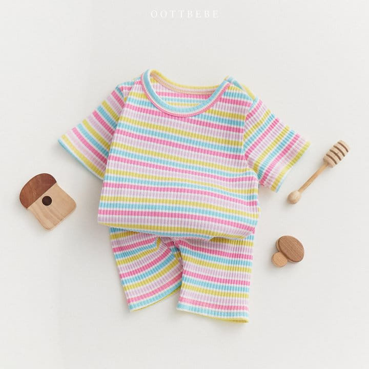 Oott Bebe - Korean Children Fashion - #todddlerfashion - Paprika Rib Easy Wear - 4