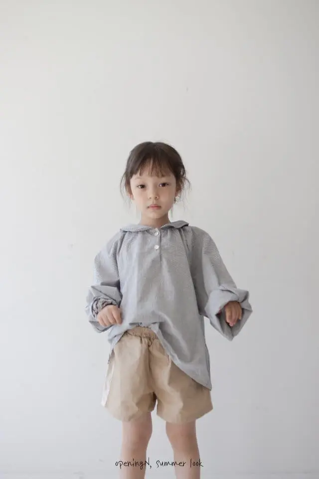 Opening & - Korean Children Fashion - #Kfashion4kids - Line Short Pants