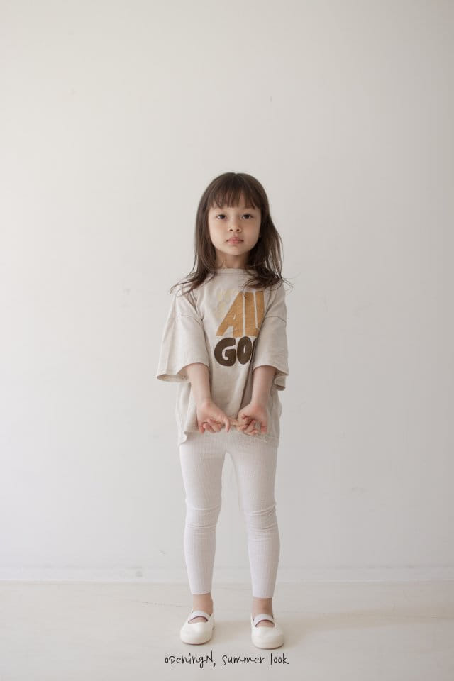 Opening & - Korean Children Fashion - #stylishchildhood - Skin Leggings - 4