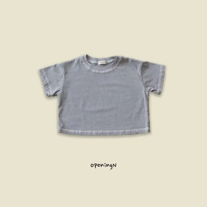 Opening & - Korean Children Fashion - #designkidswear - Retro Short Sleeve Tee - 3