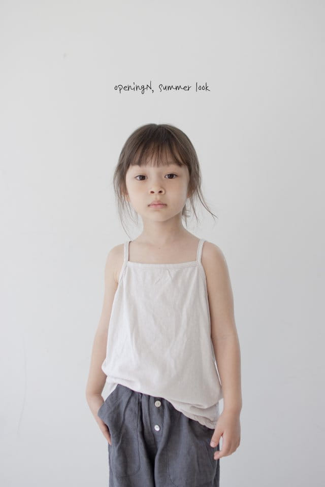 Opening & - Korean Children Fashion - #discoveringself - Evian Sleeveless Tee - 9