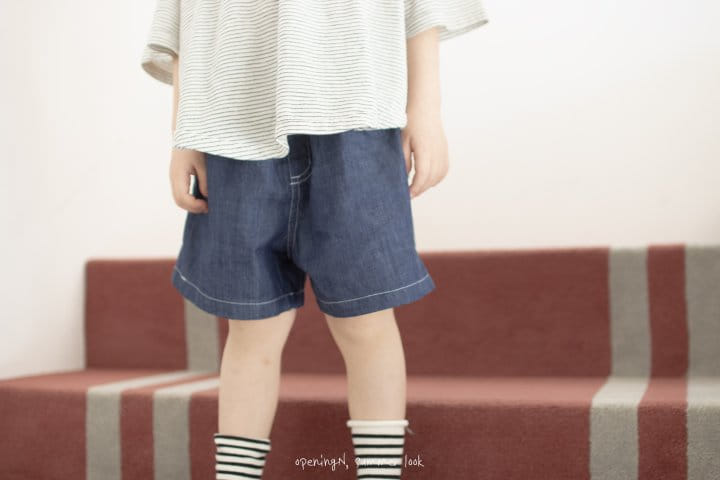 Opening & - Korean Children Fashion - #designkidswear - Summer Denim Pants - 4