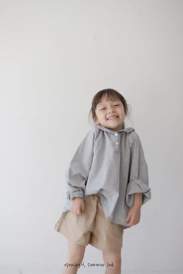 Opening & - Korean Children Fashion - #discoveringself - Line Short Pants - 10