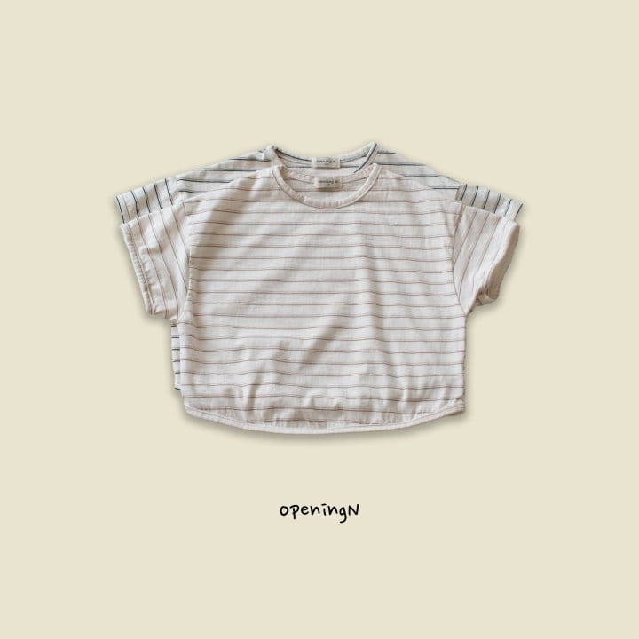 Opening & - Korean Children Fashion - #fashionkids - Smile ST Short Sleeve Tee - 4