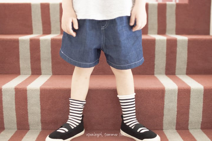 Opening & - Korean Children Fashion - #kidsstore - Summer Denim Pants - 7