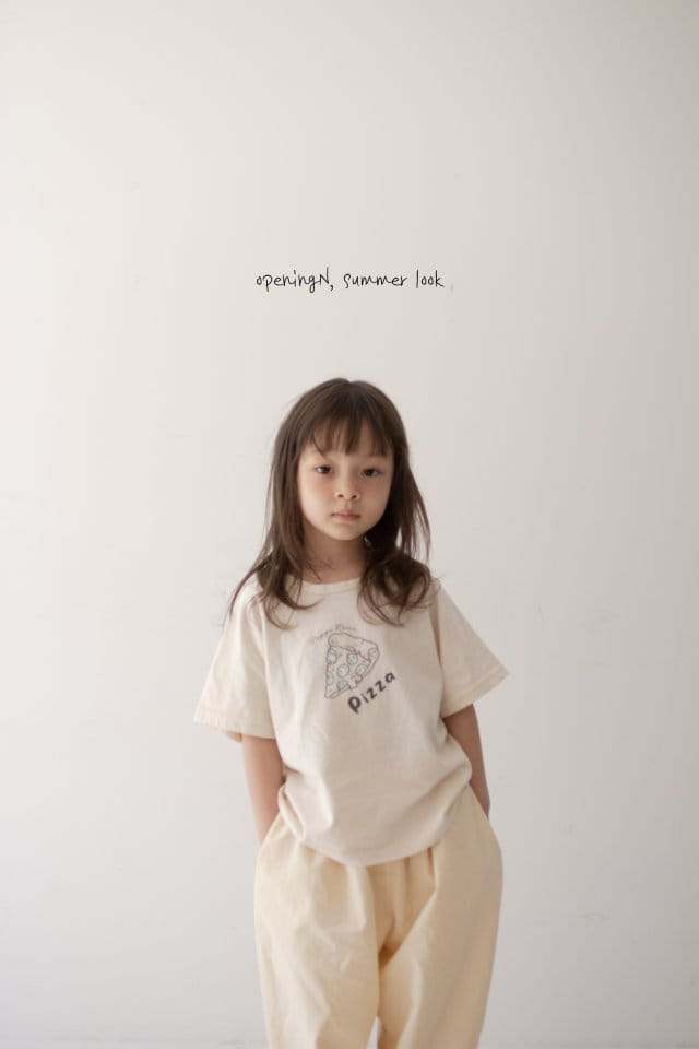 Opening & - Korean Children Fashion - #magicofchildhood - Pizza Tee - 8