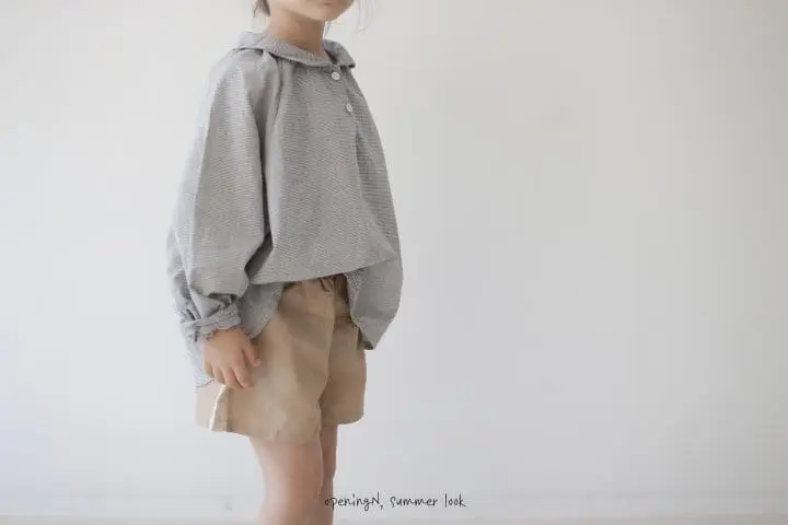 Opening & - Korean Children Fashion - #magicofchildhood - Line Short Pants - 3