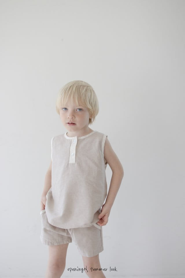 Opening & - Korean Children Fashion - #toddlerclothing - Tom Sleeveless Tee - 10