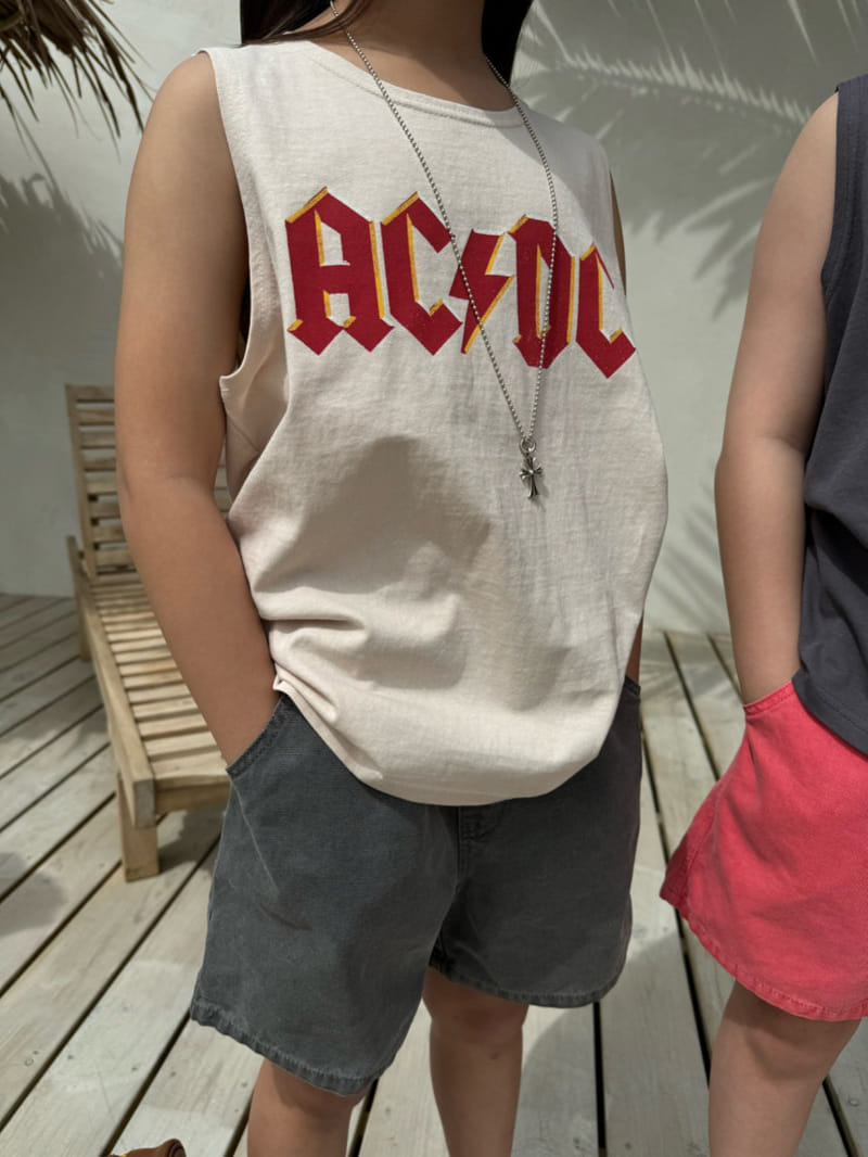 Our - Korean Children Fashion - #designkidswear - ACDC Sleeveless Tee - 3