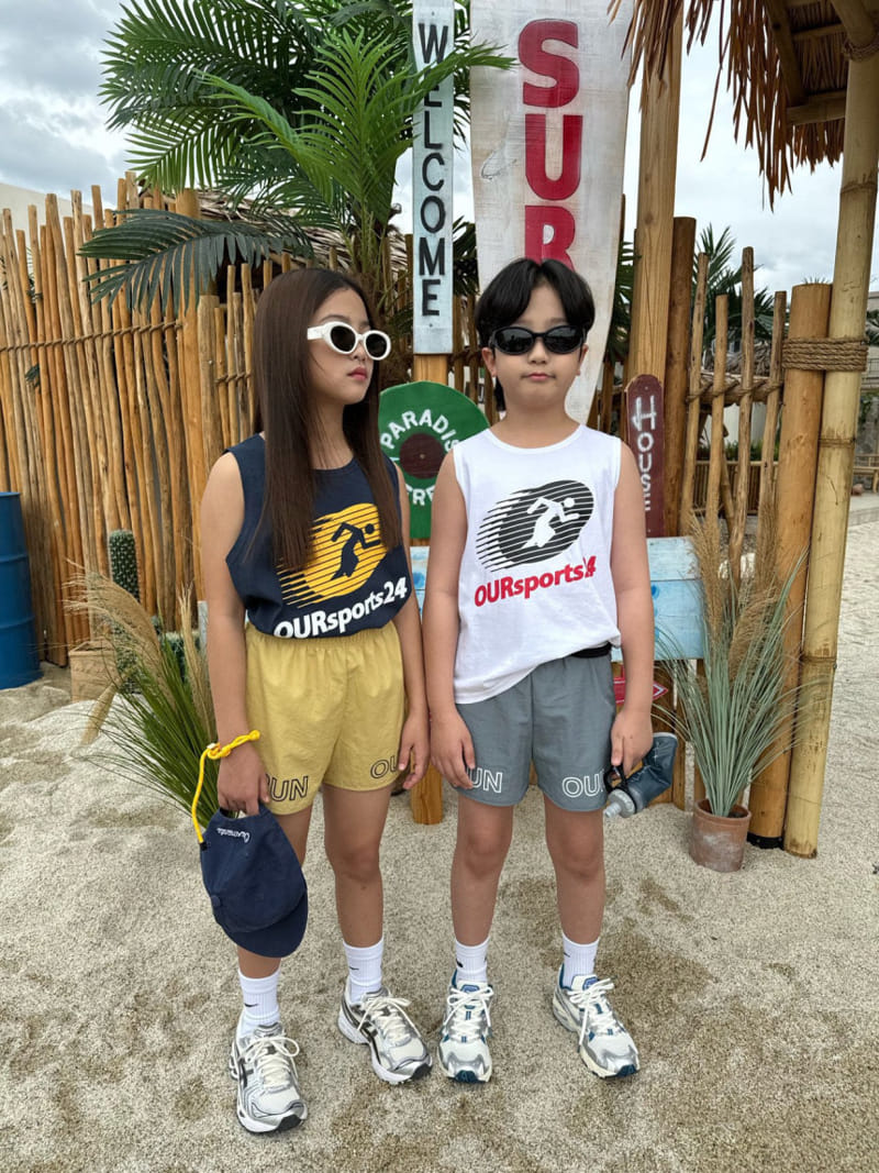 Our - Korean Children Fashion - #discoveringself - Runner Sleeveless Tee - 5