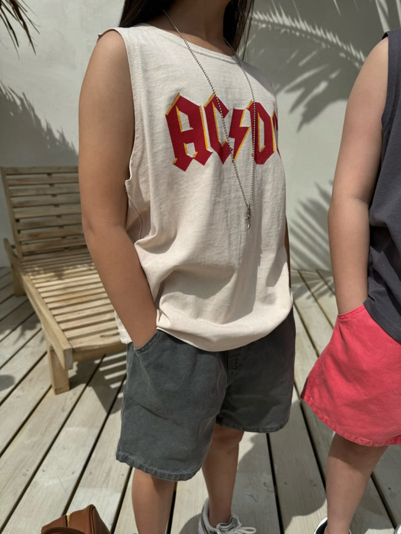 Our - Korean Children Fashion - #fashionkids - ACDC Sleeveless Tee - 5