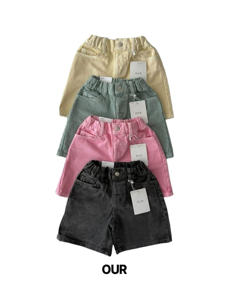 Our - Korean Children Fashion - #kidsshorts - Market Piece-Dyed Shorts - 2