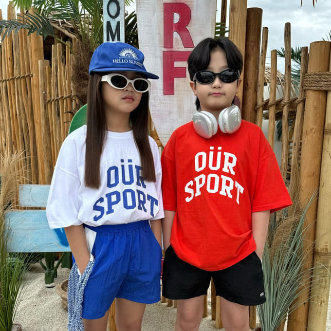 Our - Korean Children Fashion - #kidsshorts - Sprots Tee