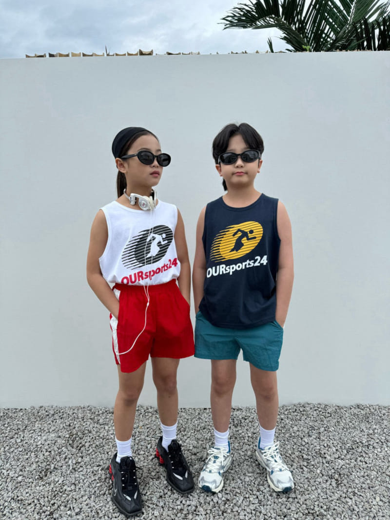 Our - Korean Children Fashion - #kidzfashiontrend - Runner Sleeveless Tee - 9