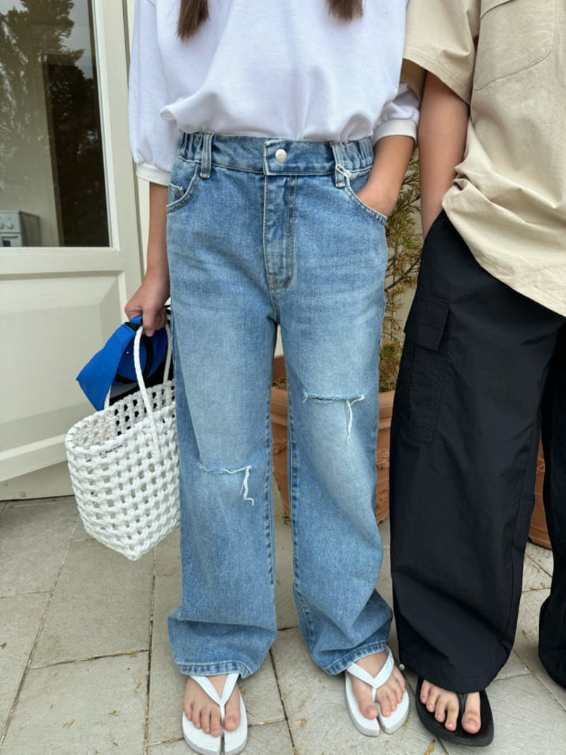 Our - Korean Children Fashion - #minifashionista - Destroyed This Jeans - 10