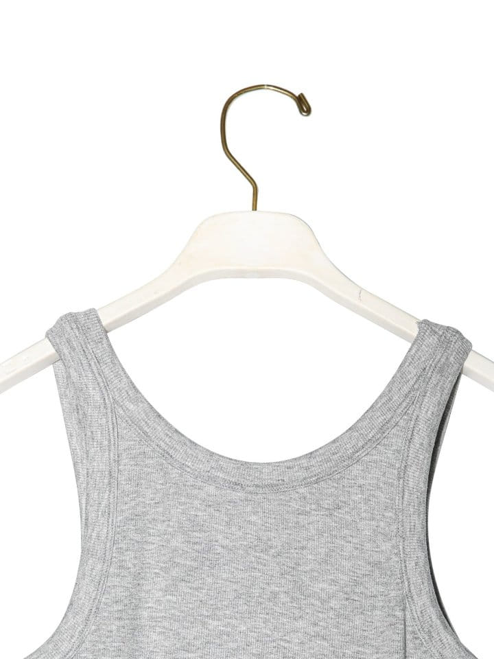 Paper Moon - Korean Women Fashion - #romanticstyle - Ribbed Cropped Tank Sleeveless Top - 8