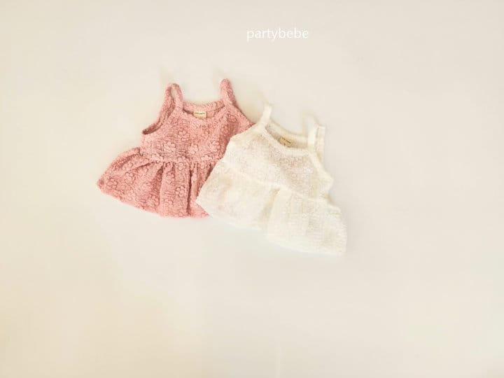 Party Kids - Korean Baby Fashion - #babyboutiqueclothing - Loda String Sleeveless Tee