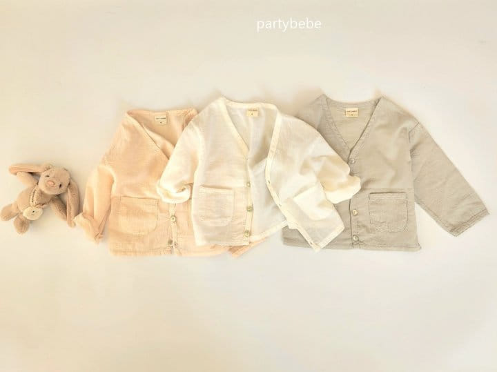 Party Kids - Korean Baby Fashion - #babyoutfit - Cool Cardigan