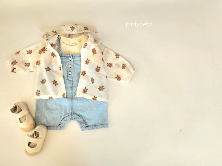 Party Kids - Korean Baby Fashion - #onlinebabyboutique - Summer Bear Jumper