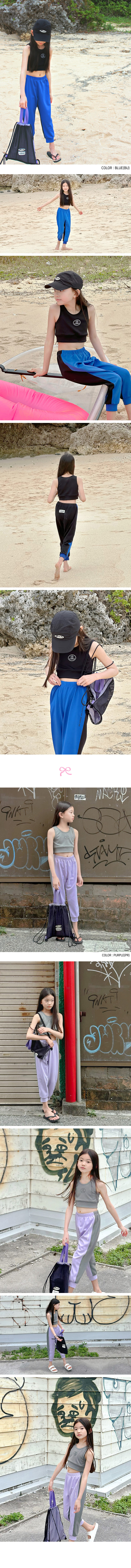 Peach-Cream - Korean Children Fashion - #minifashionista - Water Jogger Pants - 2