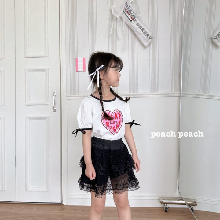 Peach peach - Korean Children Fashion - #Kfashion4kids - Love Tee - 3