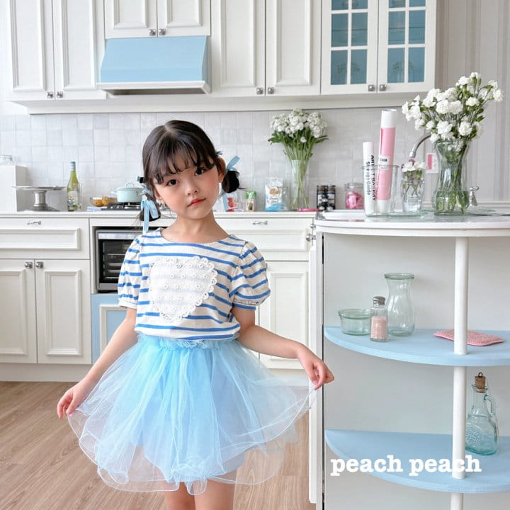 Peach peach - Korean Children Fashion - #Kfashion4kids - Bon Bon Tee - 2