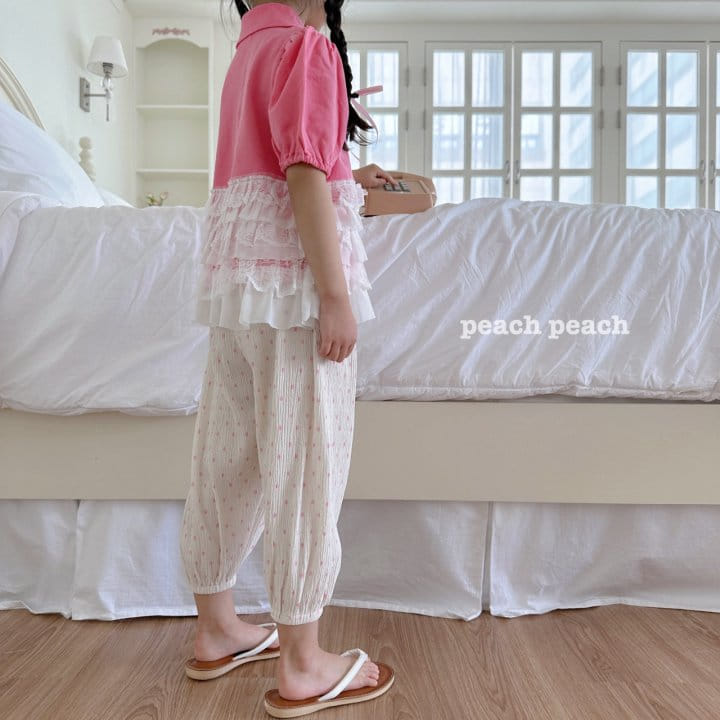 Peach peach - Korean Children Fashion - #Kfashion4kids - Dot Pleats Gojaengi Pants - 6