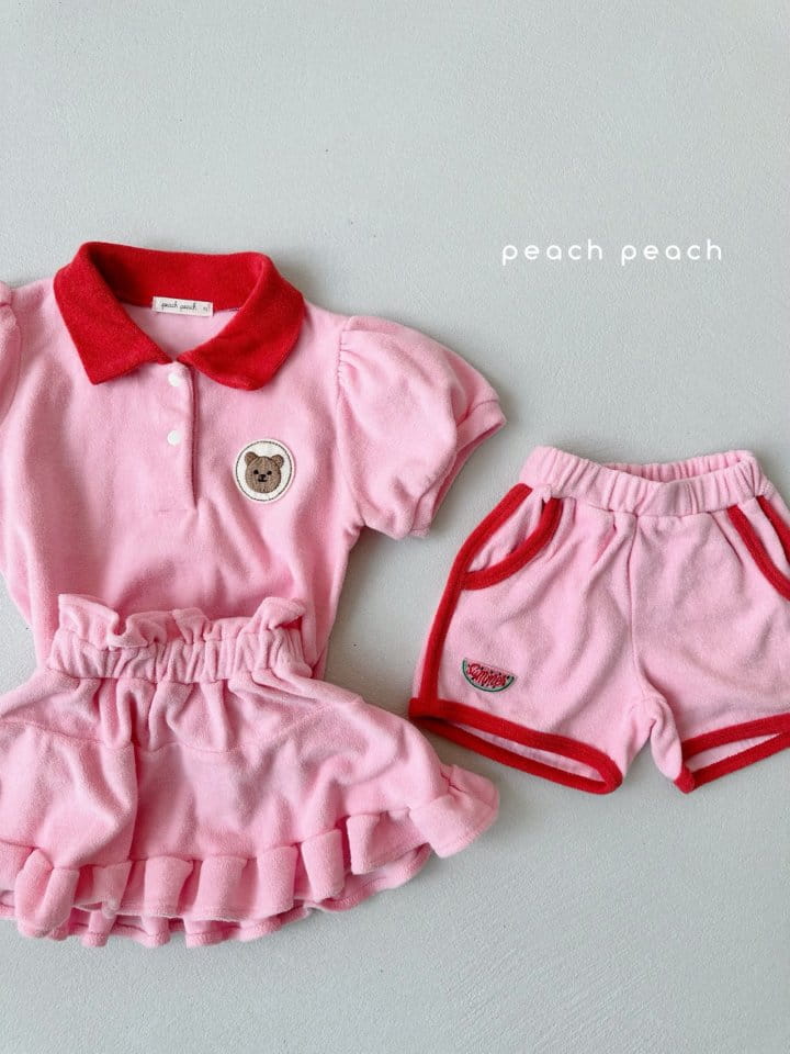 Peach peach - Korean Children Fashion - #childofig - Romi Collar Tee - 10