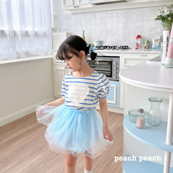 Peach peach - Korean Children Fashion - #childofig - Bon Bon Tee - 7