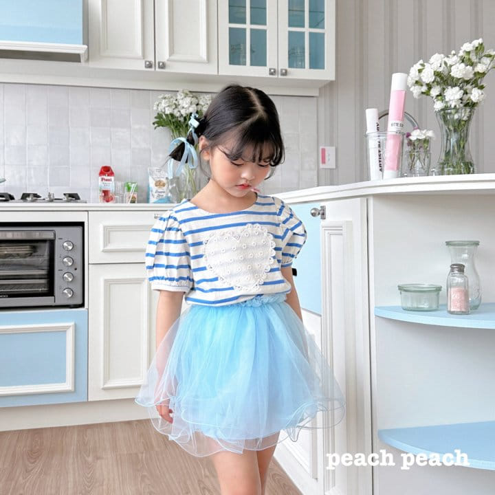 Peach peach - Korean Children Fashion - #childofig - Bon Bon Tee - 8