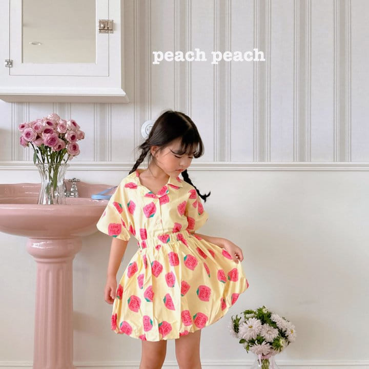 Peach peach - Korean Children Fashion - #childofig - Tulip Shirt - 2