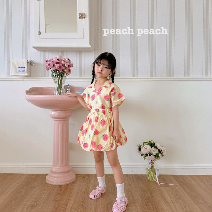 Peach peach - Korean Children Fashion - #childofig - Tulip Shirt - 3