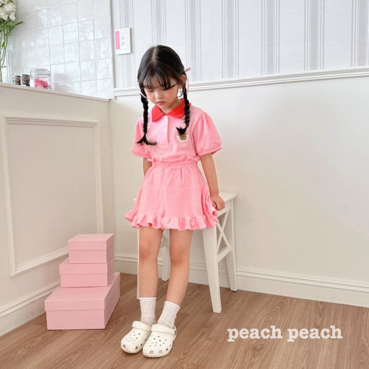 Peach peach - Korean Children Fashion - #childofig - Romi Skirt