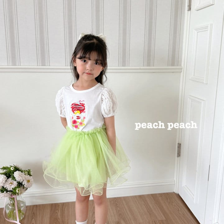 Peach peach - Korean Children Fashion - #childofig - Summer Darling Tu Tu Skirt Leggings - 10