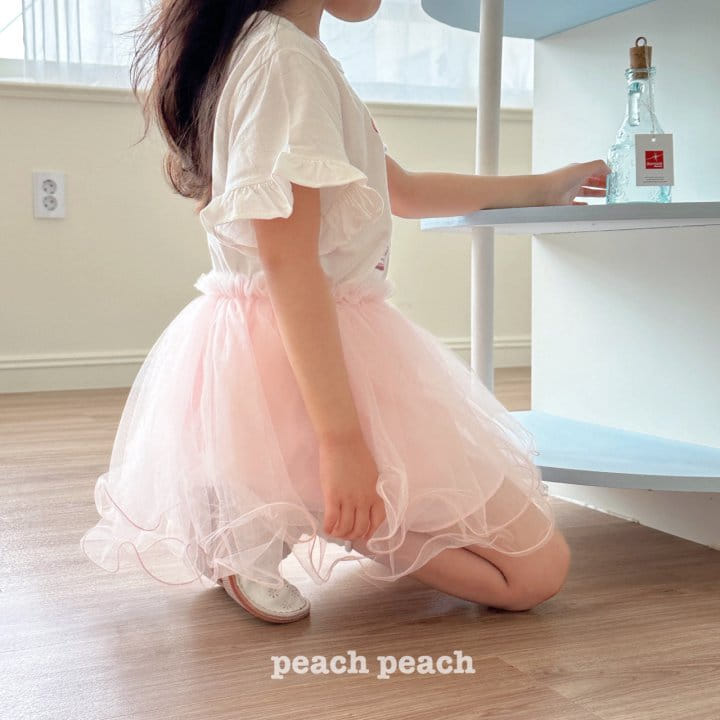 Peach peach - Korean Children Fashion - #childrensboutique - Princess Tee - 8