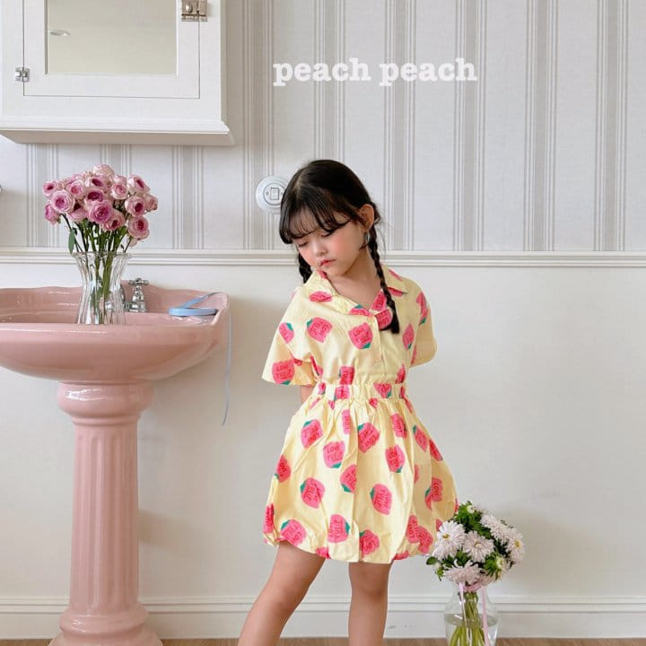 Peach peach - Korean Children Fashion - #childofig - Tulip Shirt - 4