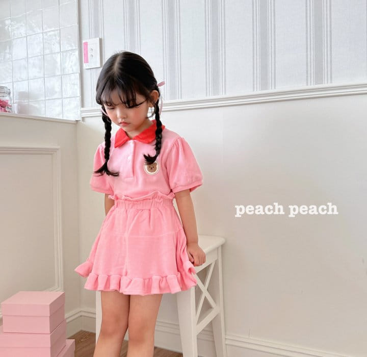 Peach peach - Korean Children Fashion - #childrensboutique - Romi Skirt - 2