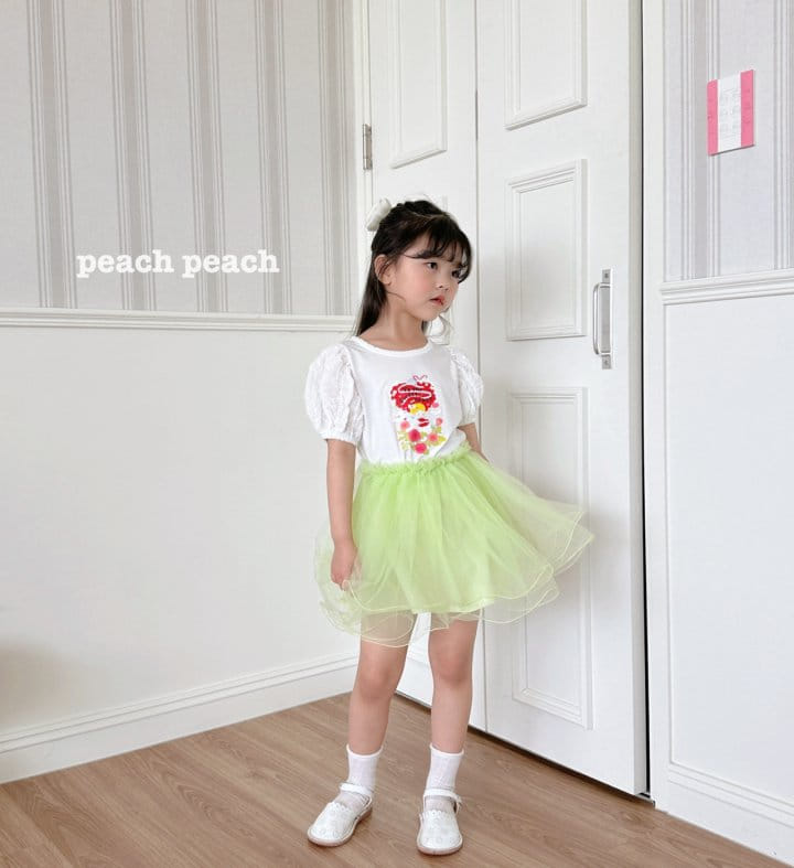 Peach peach - Korean Children Fashion - #childrensboutique - Summer Darling Tu Tu Skirt Leggings - 11