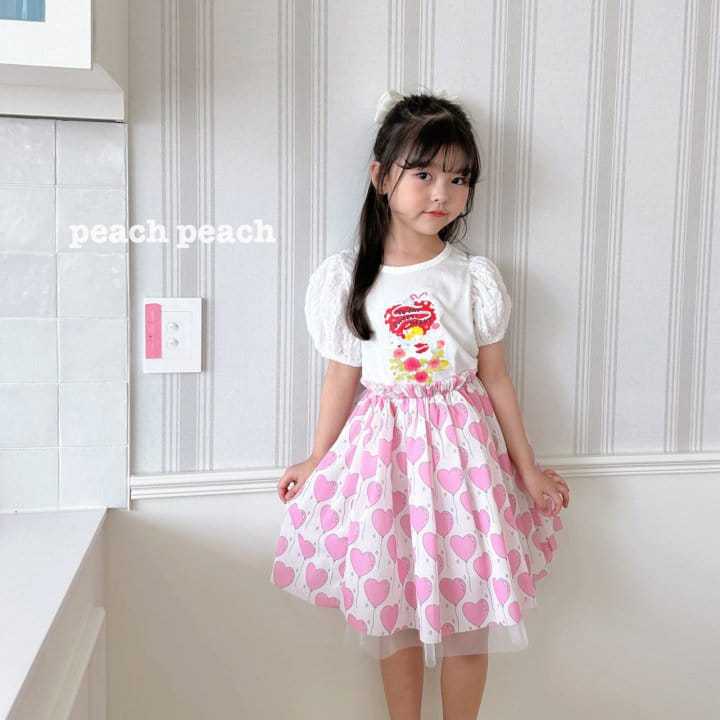 Peach peach - Korean Children Fashion - #designkidswear - Angel Tee - 8