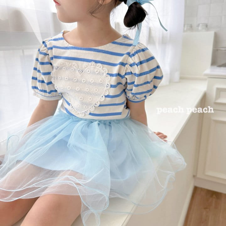 Peach peach - Korean Children Fashion - #discoveringself - Bon Bon Tee - 11