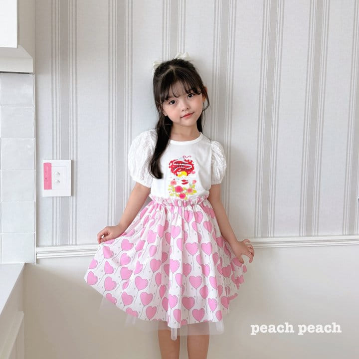 Peach peach - Korean Children Fashion - #discoveringself - Angel Tee - 9