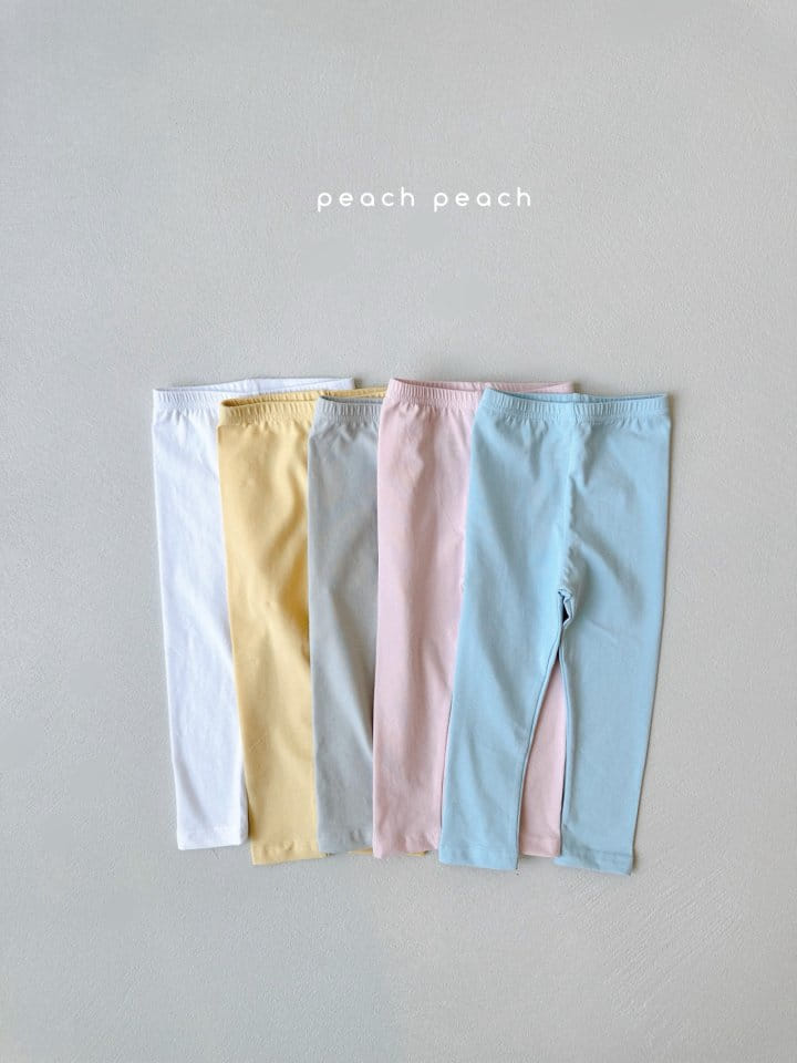 Peach peach - Korean Children Fashion - #discoveringself - Summer Leggings - 4