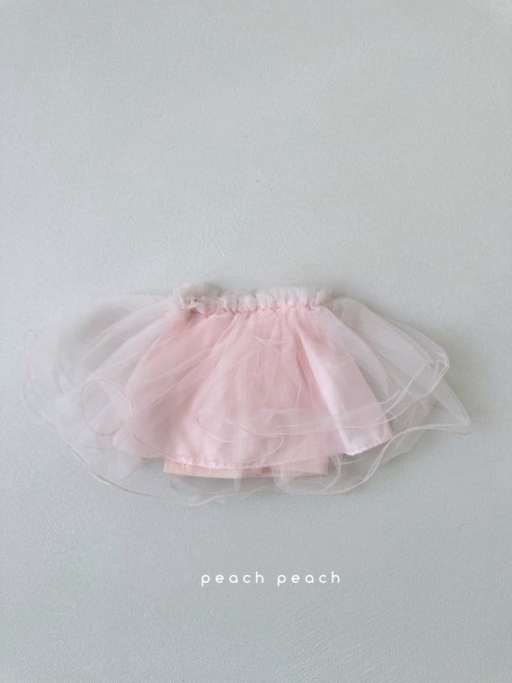 Peach peach - Korean Children Fashion - #kidsshorts - Summer Darling Tu Tu Skirt Leggings - 10