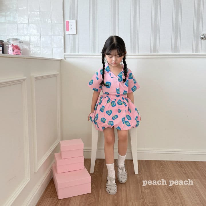 Peach peach - Korean Children Fashion - #kidsshorts - Tulip Balloon Skirt