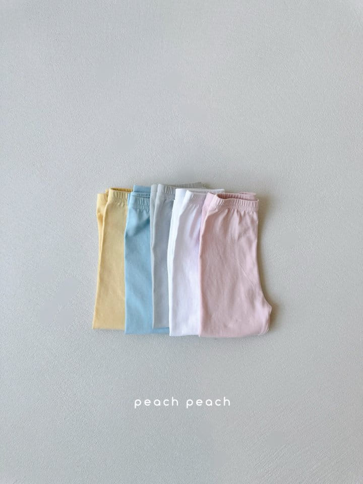 Peach peach - Korean Children Fashion - #kidsstore - Summer Leggings - 6