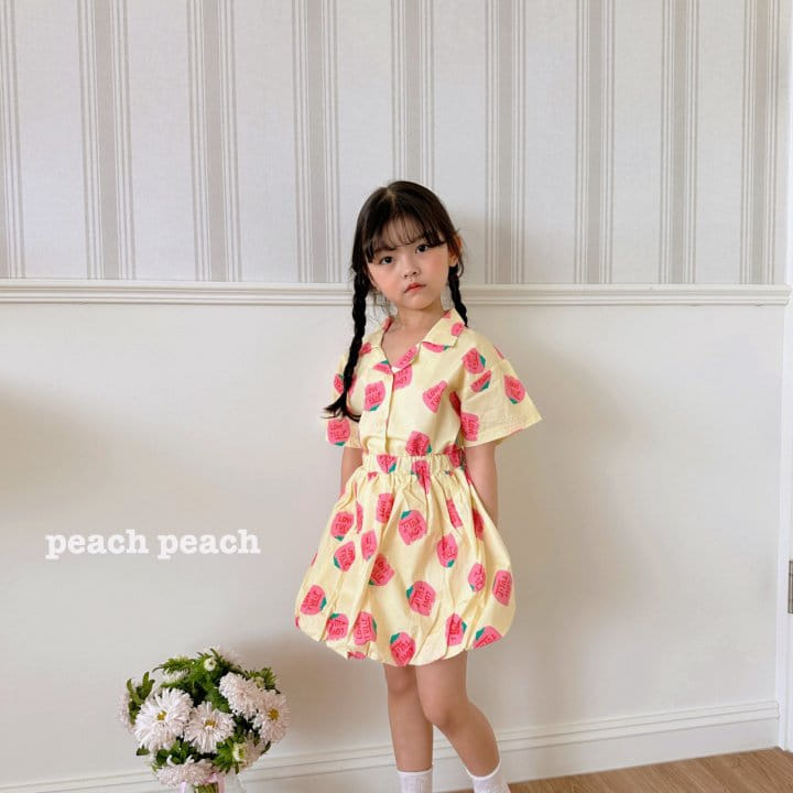 Peach peach - Korean Children Fashion - #kidsstore - Tulip Shirt - 9