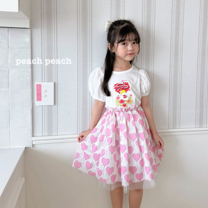 Peach peach - Korean Children Fashion - #kidsstore - Sailor Moom Skirt - 3