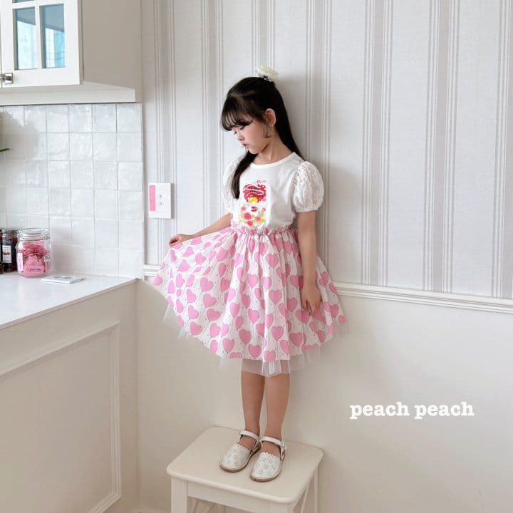 Peach peach - Korean Children Fashion - #kidsstore - Sailor Moom Skirt - 4