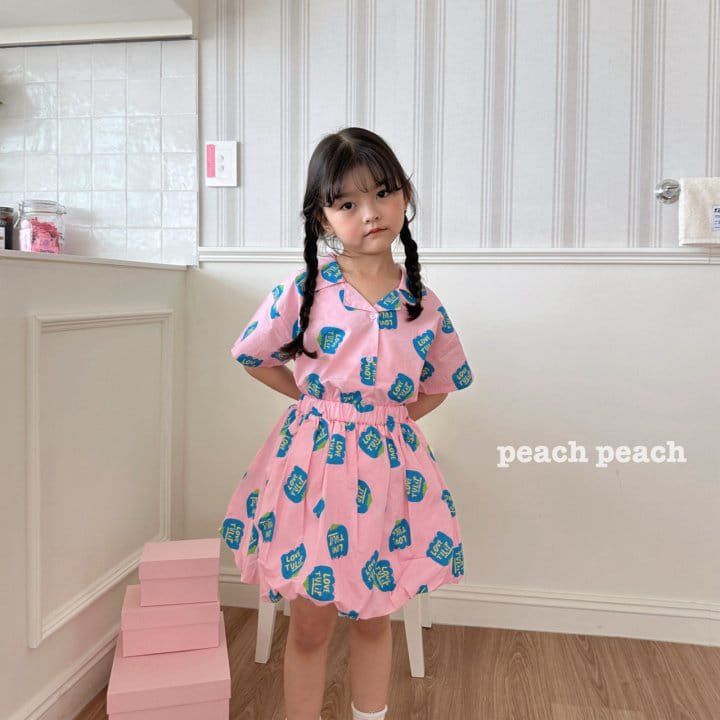 Peach peach - Korean Children Fashion - #kidzfashiontrend - Tulip Balloon Skirt - 3