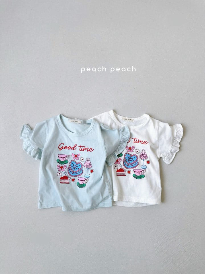 Peach peach - Korean Children Fashion - #littlefashionista - Princess Tee